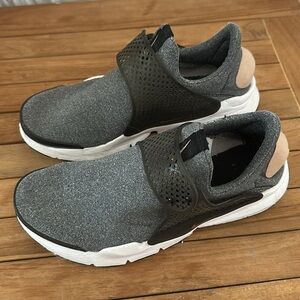 Nike Gray and Black Women's Sneakers